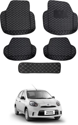 MATIES Leatherite 7D Mat For  Nissan Micra Active(Beige)