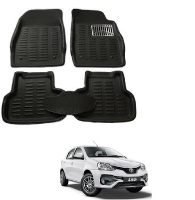 ROSHNEER ENTERPRISES PVC 3D Mat For  Toyota Etios(Black)