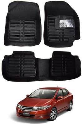 MATIES Plastic 5D Mat For  Honda Universal For Car(Black)