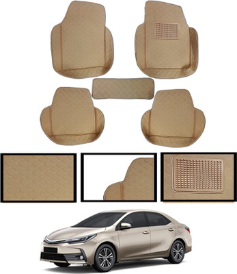 ABJD Leatherite 7D Mat For  Toyota Altis(Beige)