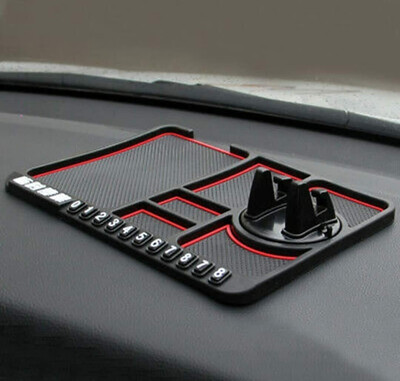 ANiiTEK Silicone Standard Mat For  Universal For Car(Black, Red)