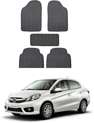 MATIES Leatherite Standard Mat For  Honda Amaze(Black)