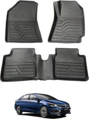 AYW PVC Tray Mat For  Maruti Suzuki Ciaz(Black)