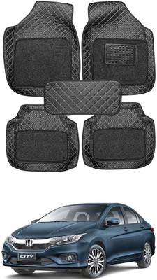 arneja trading company Leatherite 7D Mat For  Honda City i-Vtec(Black)