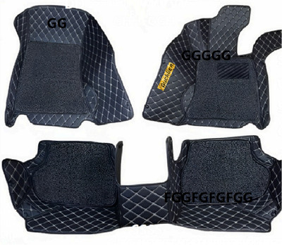 Auckkien Leather 7D Mat For  Hyundai Verna(Black)