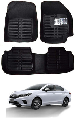 MATIES Plastic 5D Mat For  Honda City(Black)