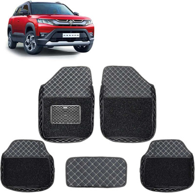 onefit enterprises Leatherite 7D Mat For  Maruti Suzuki New Brezza(Black)