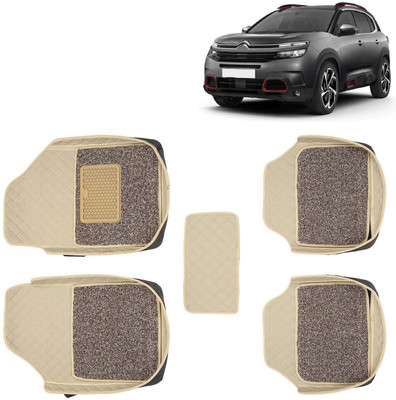 Kingsway Leatherite 7D Mat For  Citroen Universal For Car(Beige)