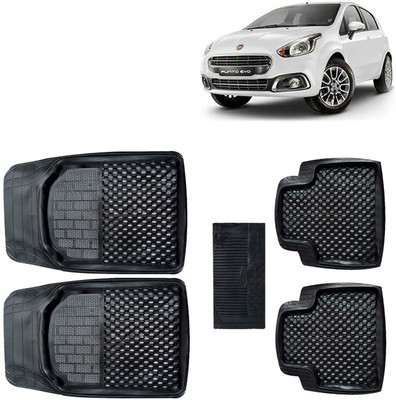 Kingsway PVC Tray Mat For  Fiat Punto Evo(Black)