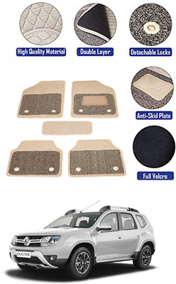 MATIES PVC 7D Mat For  Mahindra Duster(Beige)