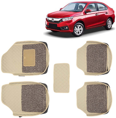 Kingsway Leatherite 7D Mat For  Honda Amaze(Beige)