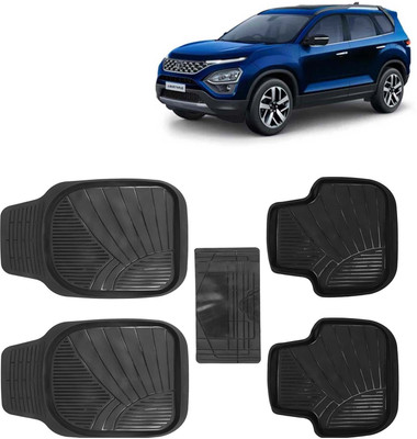 Kingsway PVC Tray Mat For  Tata Safari(Black)