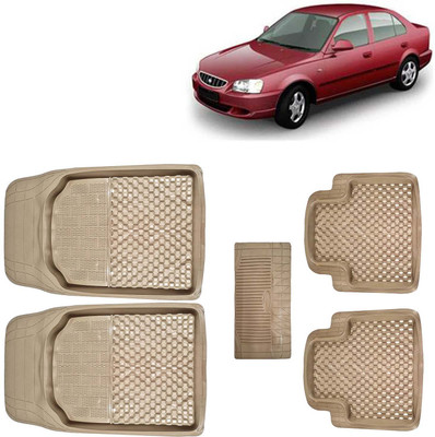 Kingsway PVC Tray Mat For  Hyundai Accent(Beige)