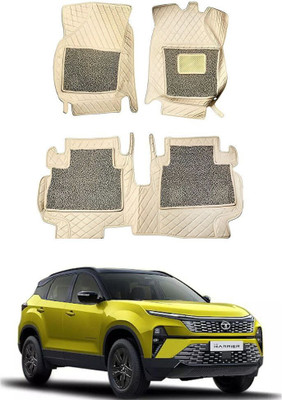 Autorepute Leather 7D Mat For  Tata Harrier(White, Grey)