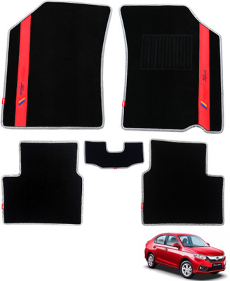 elegant Polypropylene Standard Mat For  Honda Amaze(Black, Red)