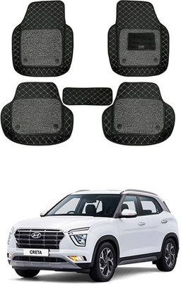 TOFIT ENTERPRISE Leatherite 7D Mat For  Hyundai Creta(Black)