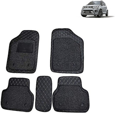 VIAZ VENTURES Leather 7D Mat For  Maruti Suzuki Ignis(Black)