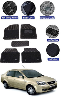 MATIES PVC 7D Mat For  Maruti Suzuki Fiesta(Black)