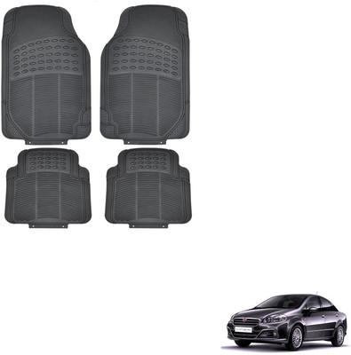 KOZDIKO Rubber Standard Mat For  Fiat Linea(Black)