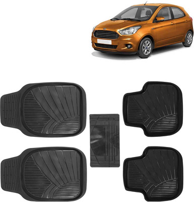 Kingsway PVC Tray Mat For  Ford Figo(Black)