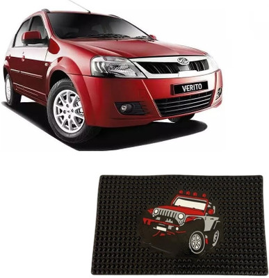 arneja trading company Rubber Standard Mat For  Mahindra Verito(Black)