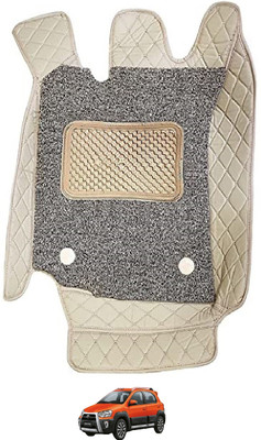 Euro Care Leatherite 7D Mat For  Toyota Etios Cross(Beige)