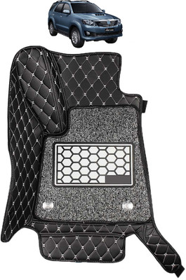 Caronix Leatherite 7D Mat For  Toyota Fortuner Old(Black)