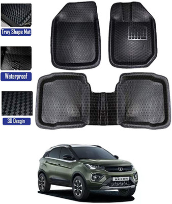 MATIES Plastic Tray Mat For  Tata Nexon(Black)