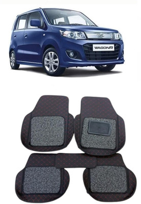 arneja trading company Leatherite 7D Mat For  Maruti Suzuki WagonR Stingray(Red, Black)