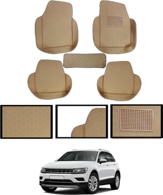 monolive Leatherite Tray Mat For  Volkswagen Tiguan(Beige)