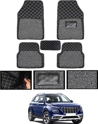 MATIES Leatherite 7D Mat For  Hyundai Venue(Black)