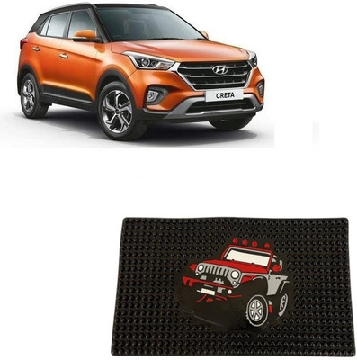 arneja trading company Rubber Standard Mat For  Hyundai Creta(Black)