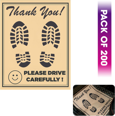Atoray Paper Disposable Paper Mat For  Universal For Car(Brown)