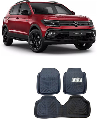 arneja trading company Polyutherine 3D Mat For  Volkswagen Taigun(Black)