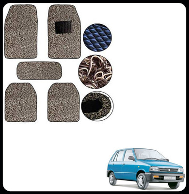 SEMAPHORE PVC, Rubber Standard Mat For  Maruti 800(Beige, Brown)