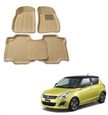 SLSHILPA Plastic 3D Mat For  Maruti Suzuki Swift(Beige)