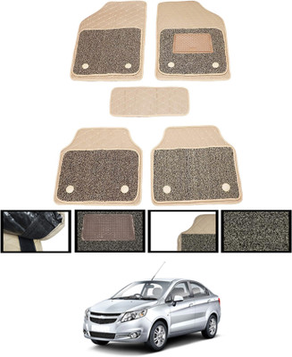 MSNP Leatherite 7D Mat For  Chevrolet Sail(Beige)