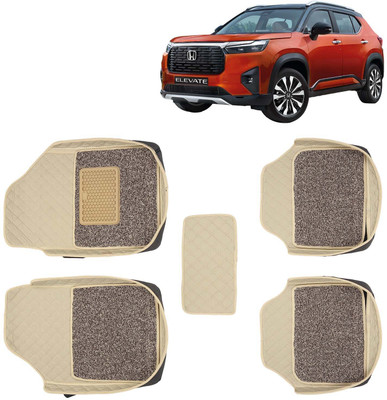 Kingsway Leatherite 7D Mat For  Honda Universal For Car(Beige)