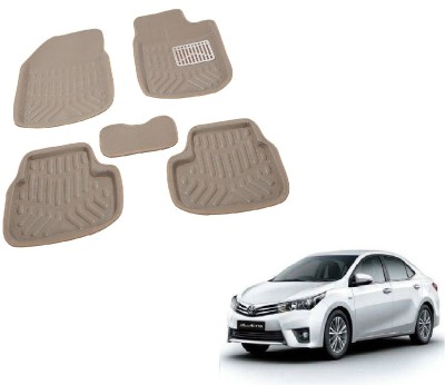 ROSHNEER ENTERPRISES PVC 3D Mat For  Toyota Altis(Beige)