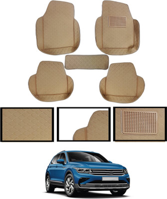 monolive Leatherite Tray Mat For  Volkswagen Tiguan(Beige)