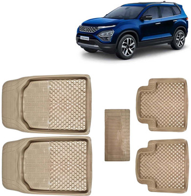 Kingsway PVC Tray Mat For  Tata Safari(Beige)