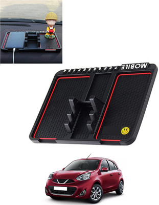 AYW Silicone Tray Mat For  Nissan Micra(Black)