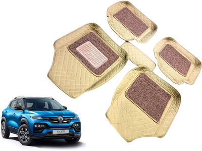 AUTO PEARL Leatherite 7D Mat For  Renault Kiger(Beige)