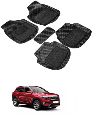 ARNEJA Leatherite 7D Mat For  Universal For Car(Black)