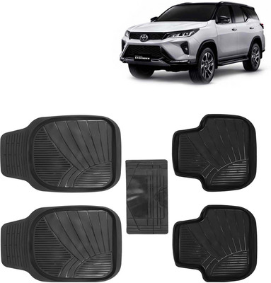 Kingsway PVC Tray Mat For  Toyota Fortuner(Black)