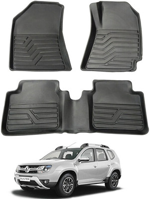 RKPSP PVC Tray Mat For  Renault Duster(Black)