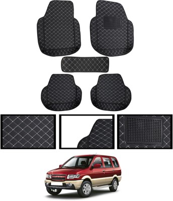 MATIES Leatherite 7D Mat For  Chevrolet Tavera(Black)