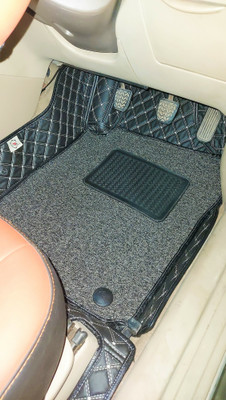 AUTORACE Leatherite, Leather 7D Mat For  Mahindra Thar(Black)