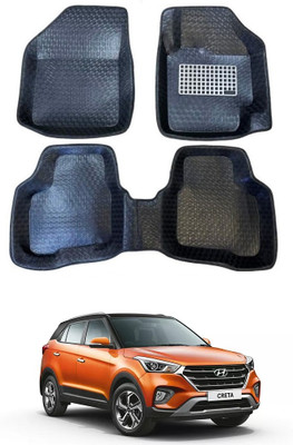 arneja trading company Polyutherine 5D Mat For  Hyundai Creta(Black)