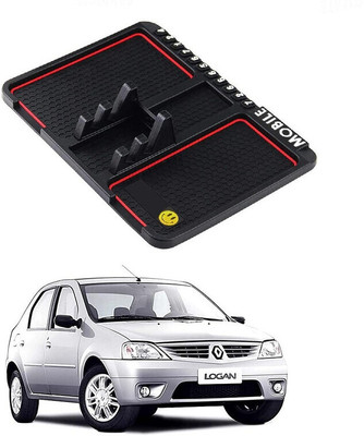 GS Grow n Shine Rubber Standard Mat For  Mahindra Logan Edge(Black)